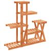 vidaXL Stalak za cvijeće 95 x 25 x 96 cm od masivne jelovine