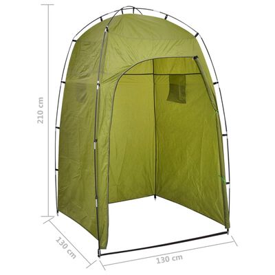 vidaXL Prijenosni toalet za kampiranje sa šatorom 10 + 10 L
