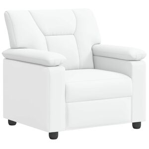 vidaXL Sofa Bijela 91 x 85 x 93 cm Umjetna koža