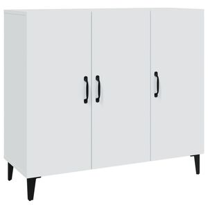 vidaXL Komoda bijela 90x34x80 cm od konstruiranog drva