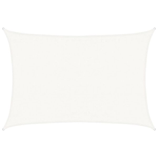 vidaXL Jedro za zaštitu od sunca 160 g/m² bijelo 3,5 x 5 m HDPE