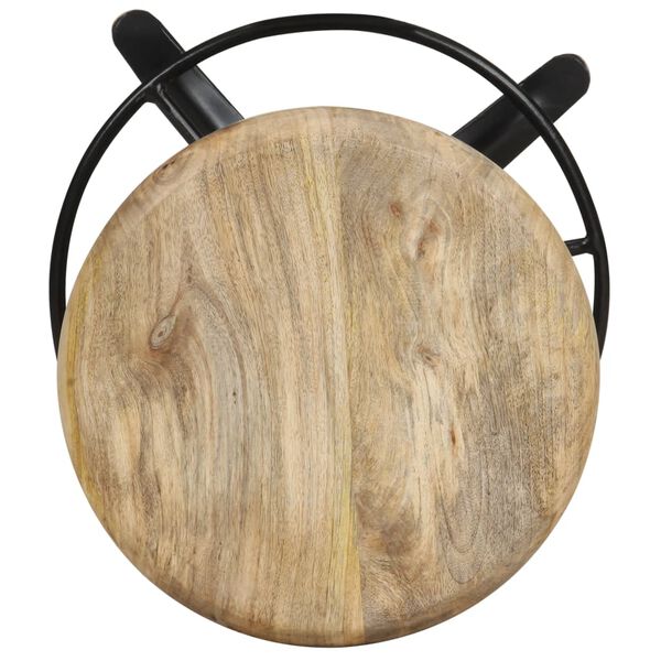 vidaXL Barski stolci 2 kom 52 cm od masivnog drva manga