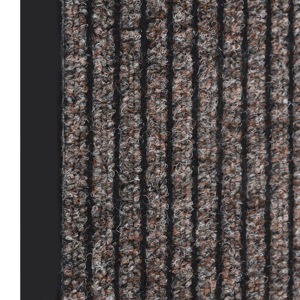 vidaXL Otirač prugasti bež 60 x 80 cm