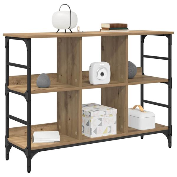 vidaXL Kreveta Umjetnički hrast 102 x 32 x 73,5 cm