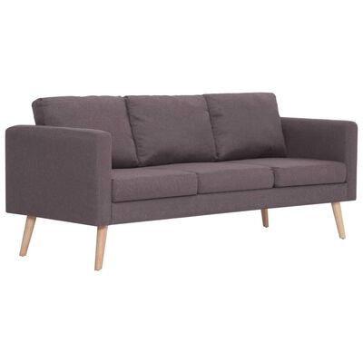 vidaXL 2-dijelni set sofa od tkanine bež