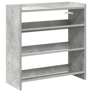 vidaXL Stalak za cipele boja betona 60x25x62 cm konstruirano drvo