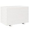 vidaXL Vrtna sadilica bijela 70x40x49,5 cm od masivne borovine
