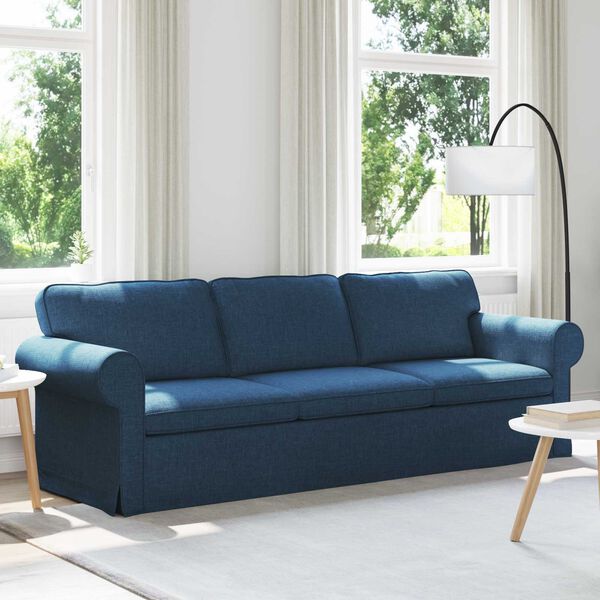 vidaXL Sofa 210cm Plava Metal