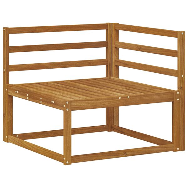 vidaXL Set vanjskih sofa 4 pcs Prirodna Čvrsto drvo akacije