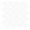 vidaXL Pločica riblje ljuske 20 pcs Bijela 30 x 30 cm Poliuretan i PET