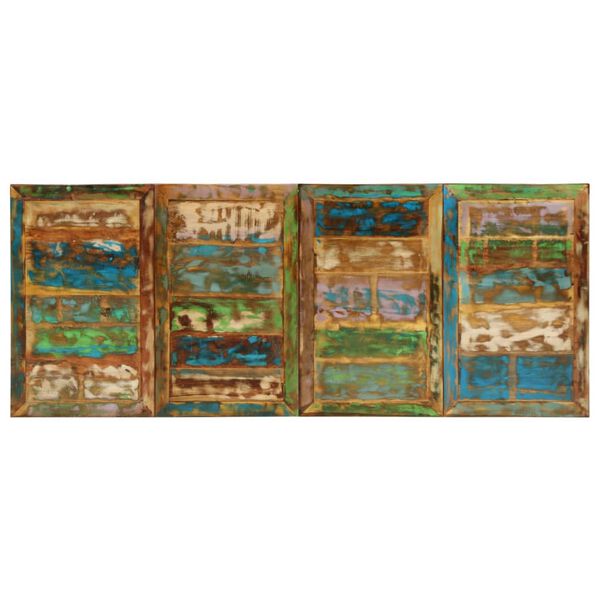 vidaXL Blagovaonski stol 220 x 90 x 77 cm od masivnog obnovljenog drva