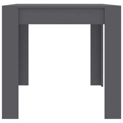 vidaXL Blagovaonski stol sivi 160 x 80 x 76 cm od iverice