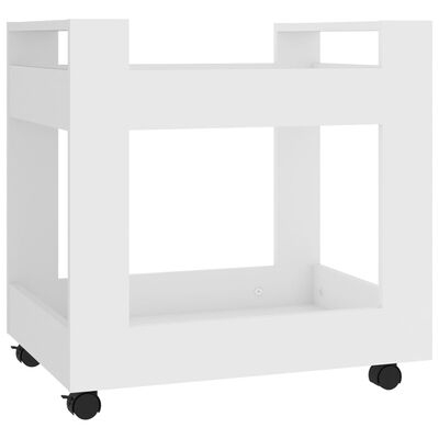 vidaXL Kolica za radni stol bijela 60x45x60 cm od konstruiranog drva