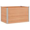vidaXL Povi&scaron;ena vrtna gredica Smeđa 150 x 100 x 91 cm WPC i aluminij