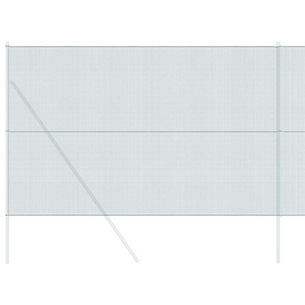 vidaXL Zavarena žičana ograda Zelena 1.6 x 25 m