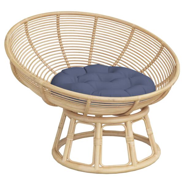 vidaXL Okrugli jastuk modri &Oslash; 60 x 11 cm od tkanine Oxford