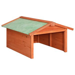 vidaXL Garaža za robotsku kosilicu 72 x 87 x 50 cm od masivne jelovine