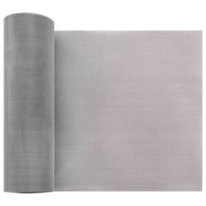 vidaXL Mrežna tkanina 20 x 500 cm 60 Mesh Nehrđajući čelik 201 Srebrna