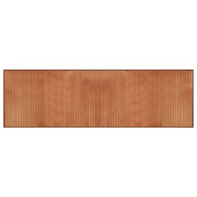vidaXL Tepih pravokutni smeđi 60 x 200 cm od bambusa