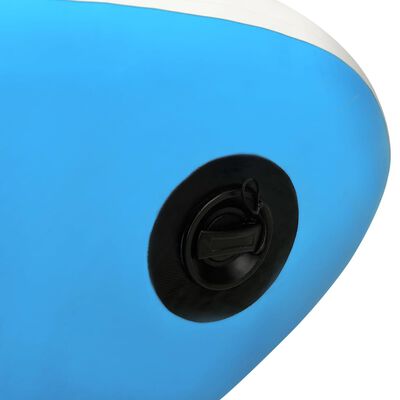 vidaXL Set daske na napuhavanje za veslanje stojeći 305x76x15 cm plavi