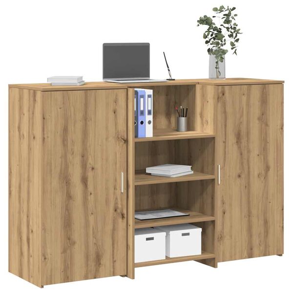 vidaXL Recepcijski stol 155x50x103,5 cm od konstruiranog drva