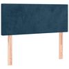 vidaXL Box spring krevet s madracem tamnoplavi 100x200 cm bar&scaron;unasti