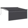 vidaXL Povlačivi tende Antracit 300 x 250 cm Poliester i aluminij