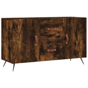 vidaXL Komoda boja dimljenog hrasta 100 x 36 x 60 cm konstruirano drvo