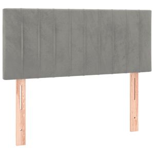 vidaXL Uzglavlje svjetlosivo 90x5x78/88 cm bar&scaron;unasto