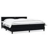 vidaXL Box spring krevet s madracem crni 180x210 cm bar&scaron;unasti