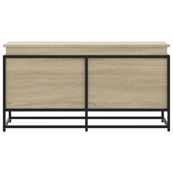 vidaXL Kutija za pohranu s poklopcem 100x40x51,5 cm konstruirano drvo