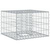vidaXL Gabionski uzdignuti krevet 60 x 60 x 40 cm Cinkani čelik