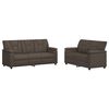 vidaXL Set sofe 2 pcs Siva Umjetna koža