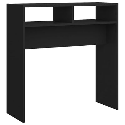 vidaXL Konzolni stol crni 78 x 30 x 80 cm od iverice