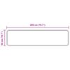 vidaXL Traka za tepih MARSA Sivi 200 x 50 cm Poliester i PVC