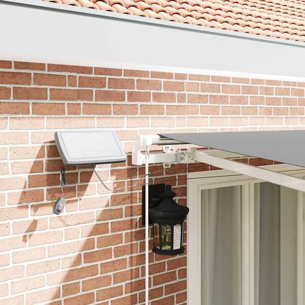 vidaXL Nadstrešnica s Bijelo 5 × 3,5 m Metal