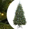 vidaXL Umjetno božićno drvce 180 cm 300 LED lampica Topla bijela