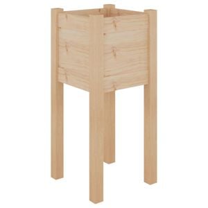 vidaXL Vrtna sadilica 31 x 31 x 70 cm od masivne borovine