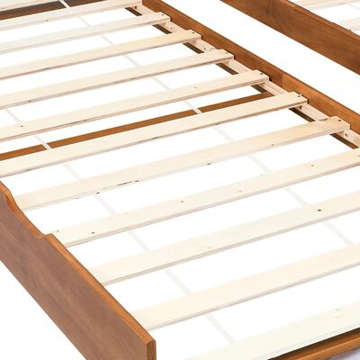 vidaXL Okvir za krevet na razvlačenje od borovine boja meda 90x200 cm