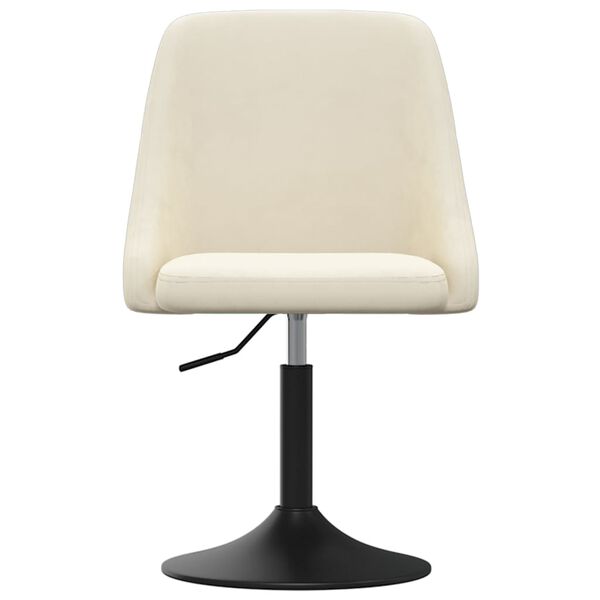 vidaXL Blagovaonska stolica krem bar&scaron;unasta