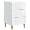 vidaXL Noćni ormar Bijela 43 x 41 x 66,5 cm Konstruirano drvo
