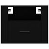 vidaXL Zidni noćni ormarići 2 kom Crna 50x36x40 cm