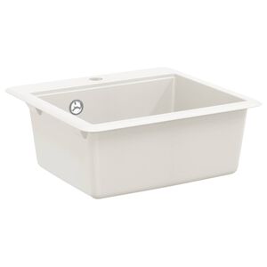 vidaXL Umivaonik Bijelo 470 x 440 mm Granit