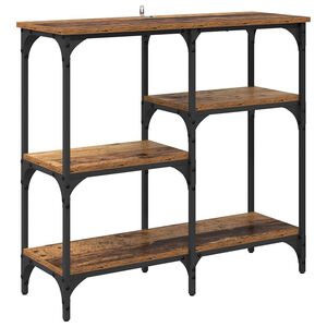 vidaXL Konzolna stolica Staro drvo 80 x 29 x 75 cm Konstruirano drvo
