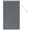 vidaXL Venecijanski zastore Tamnosiva 130 x 70 cm Aluminij