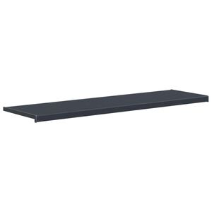 vidaXL Prozorska klupčica Antracit s drvenim uzorkom 160 x 45 x 4,5 cm