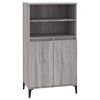 vidaXL Visoka komoda siva sonome 60x36x110 cm od konstruiranog drva