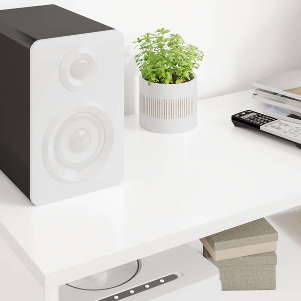 vidaXL TV ormar Bijelo 100 x 35 x 40 cm Konstruirano drvo