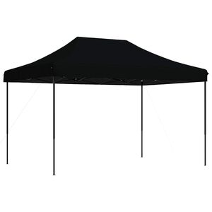 vidaXL &Scaron;ator za zabave 279 x 410 x 315 cm Crna Oxford tkanina