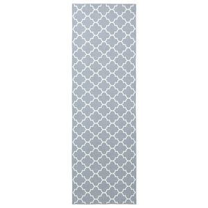 vidaXL Traka za tepih ORIZ 1150 gsm Siva i bijela